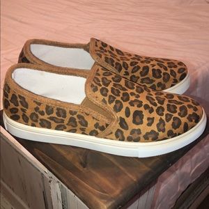 BRAND NEW Cheetah slip ons
